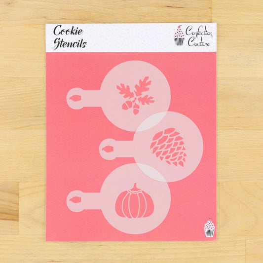 Autumn Barista Stencil 3 Piece Set