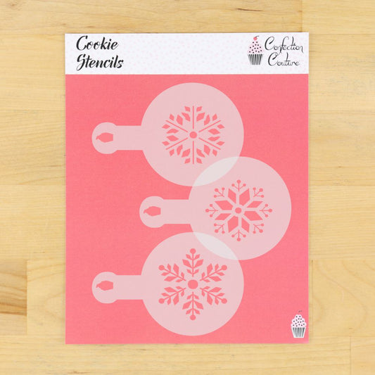 Snowflakes barista and latte stencils
