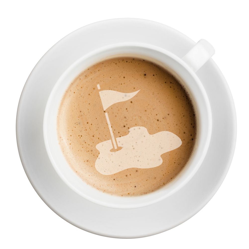 Golf Coffee and Barista Stencils