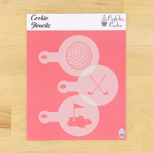 Golf Coffee and Barista Stencil