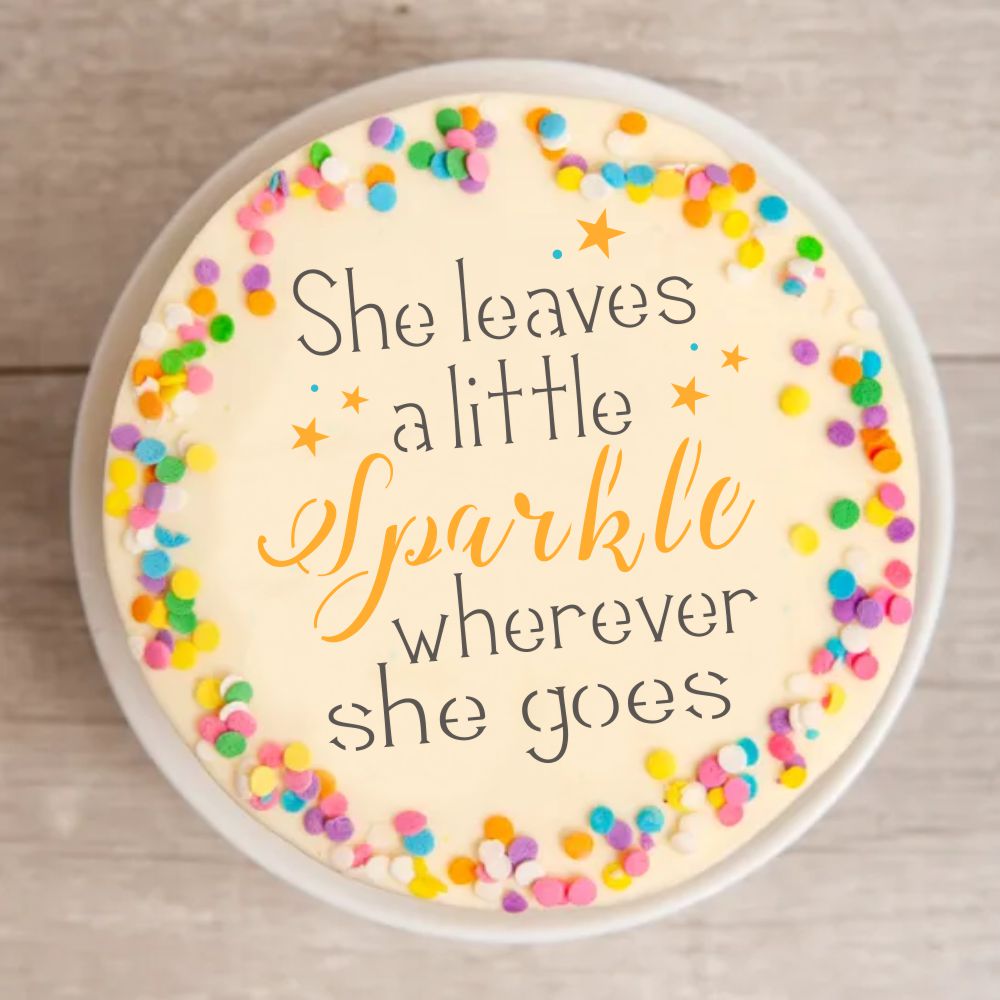 Fairy Cake Top Stencil Trio