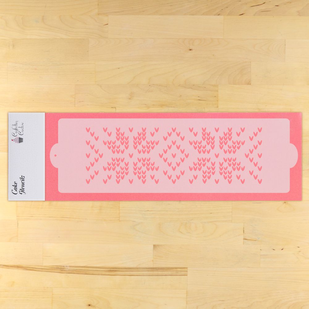 Sweater Cake Stencil