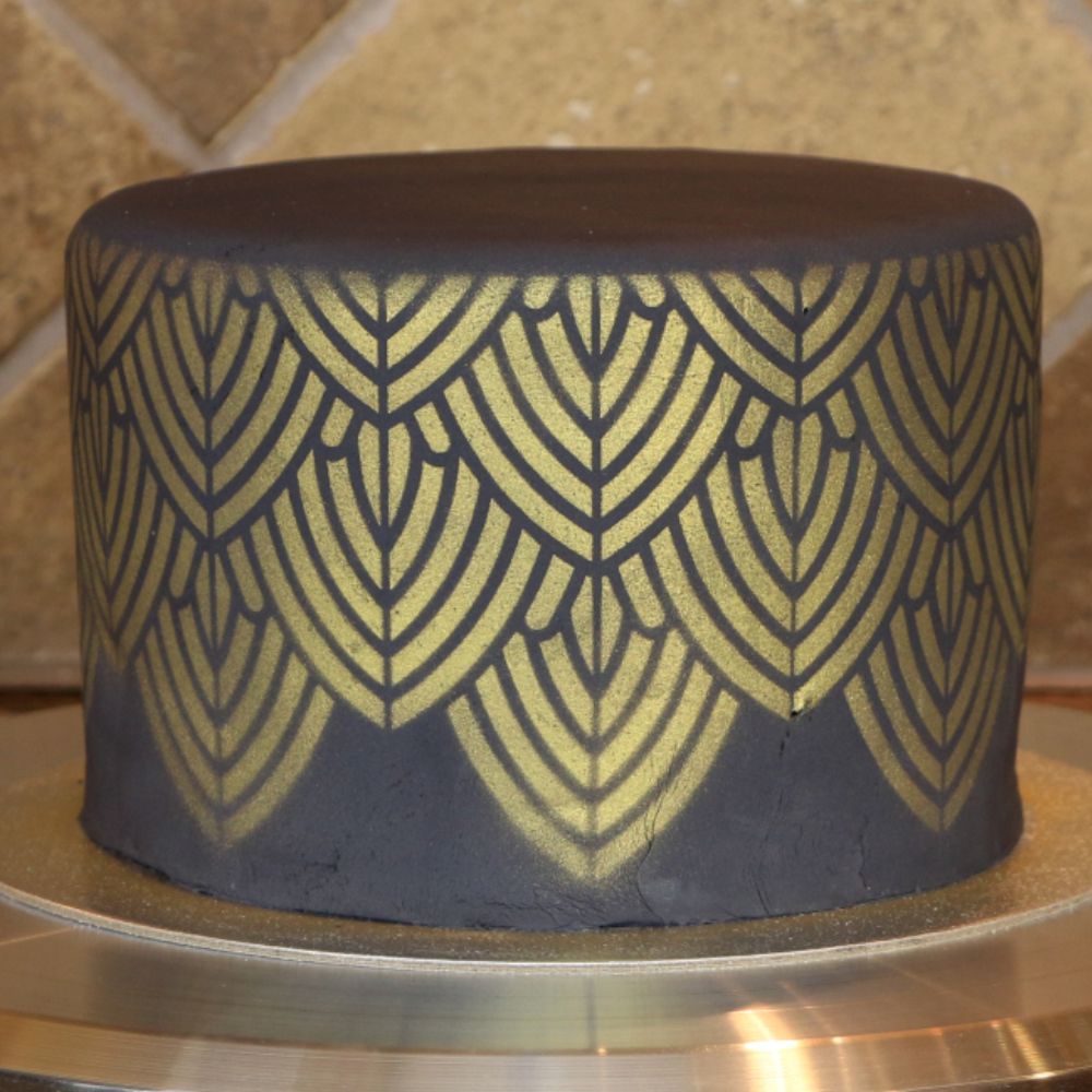 Edison Lace Cake Side Stencil
