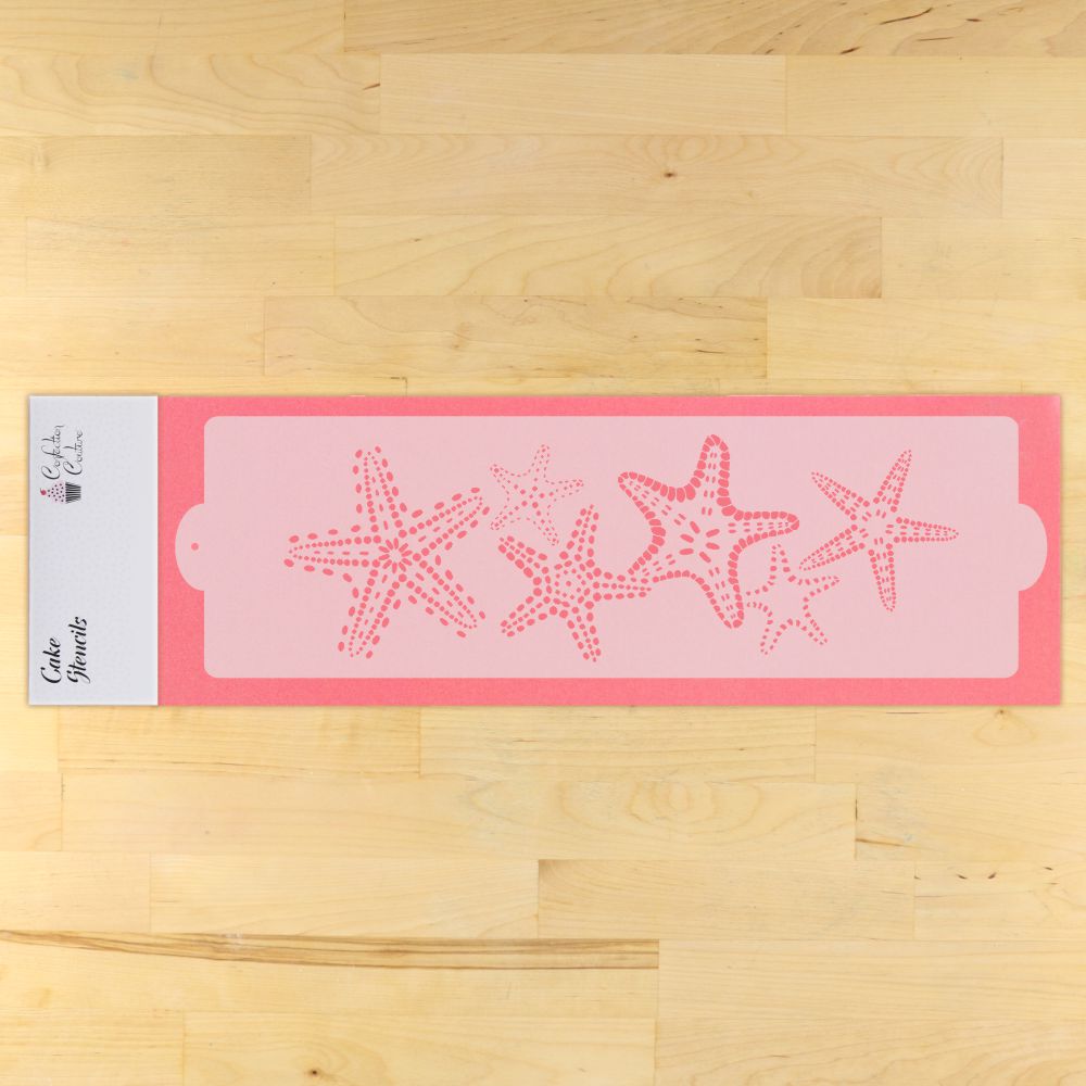 Starfish Cake Side Stencil