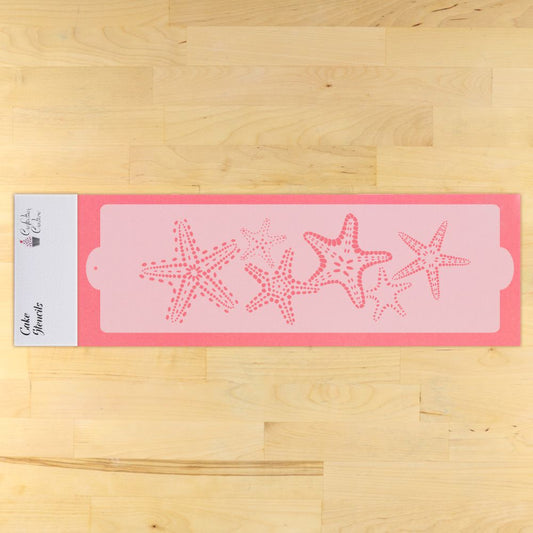 Starfish Cake Side Stencil