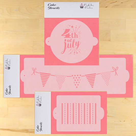 Fourth of July Cake Confection Collection