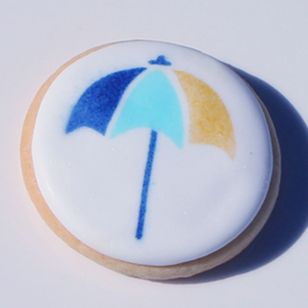 Beach Day Accent Cookie Stencil
