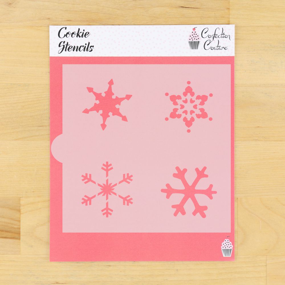 Snowflake Top Stencil for Cakes – Confection Couture Stencils
