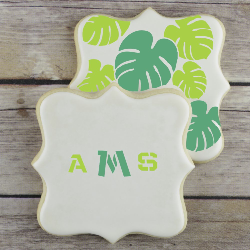 Jungle Fun Alphabet Cookie Stencil Set