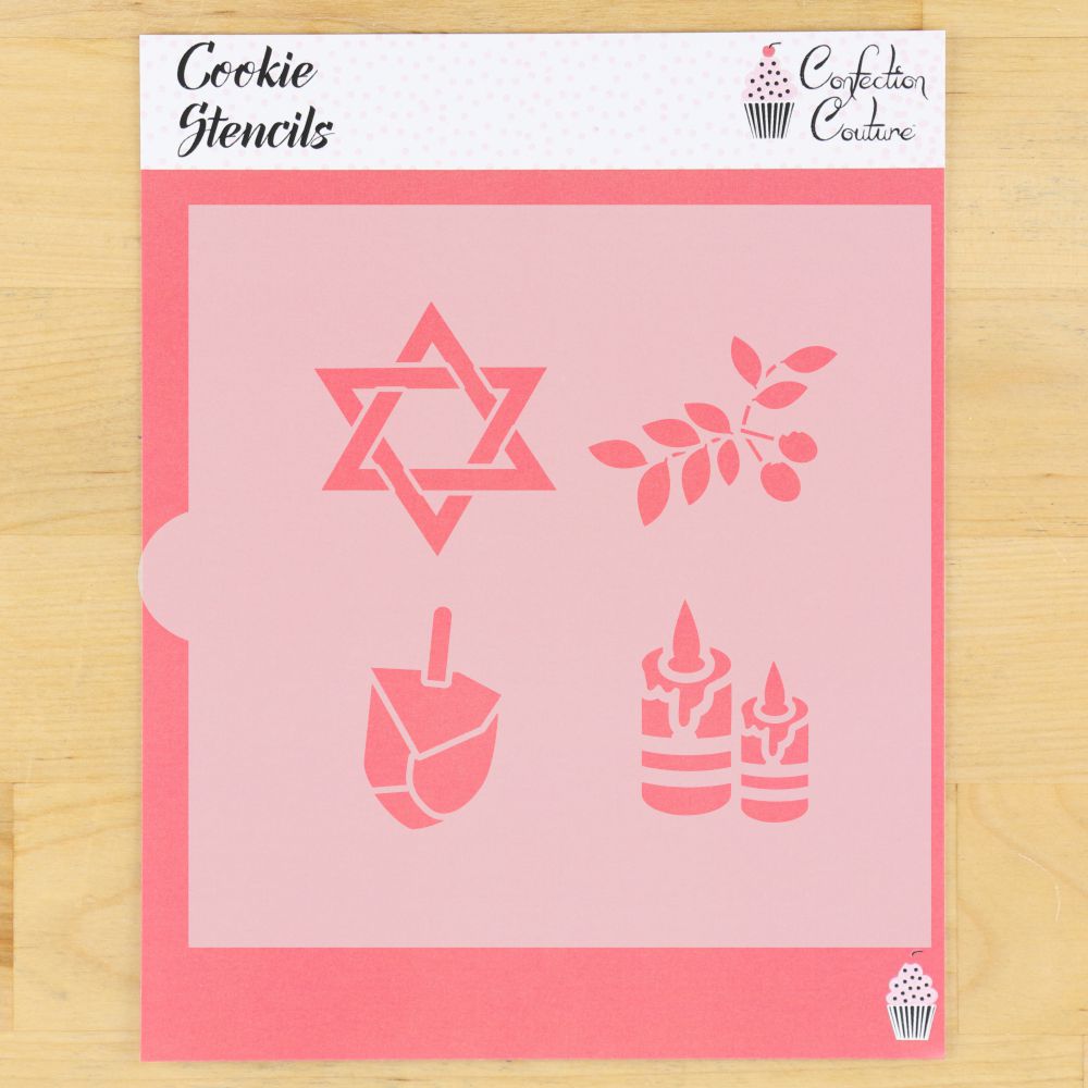 Hanukkah and Chanukah Cookie Stencils