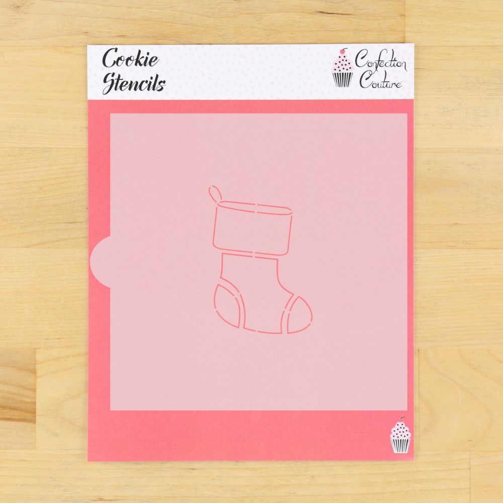 Christmas Stocking Paint Your Own Cookie Stencil