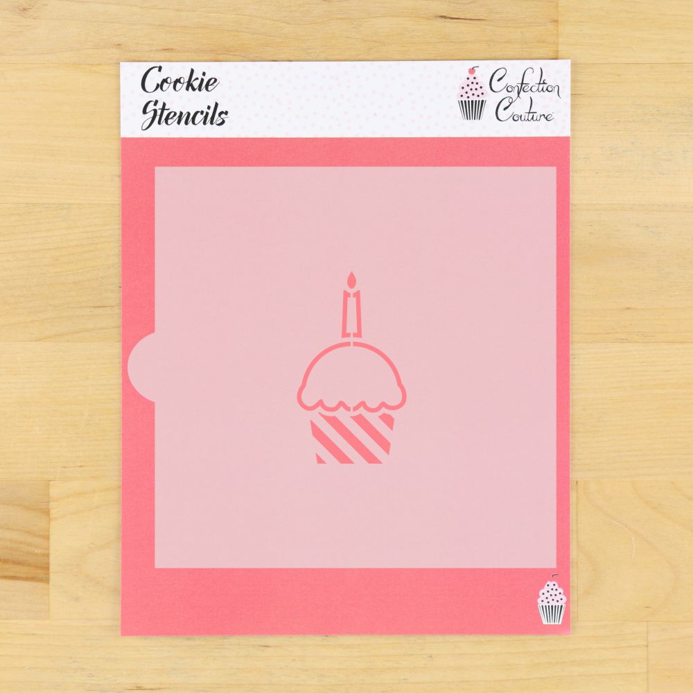 Cupcake Paint Your Own Cookie Stencil