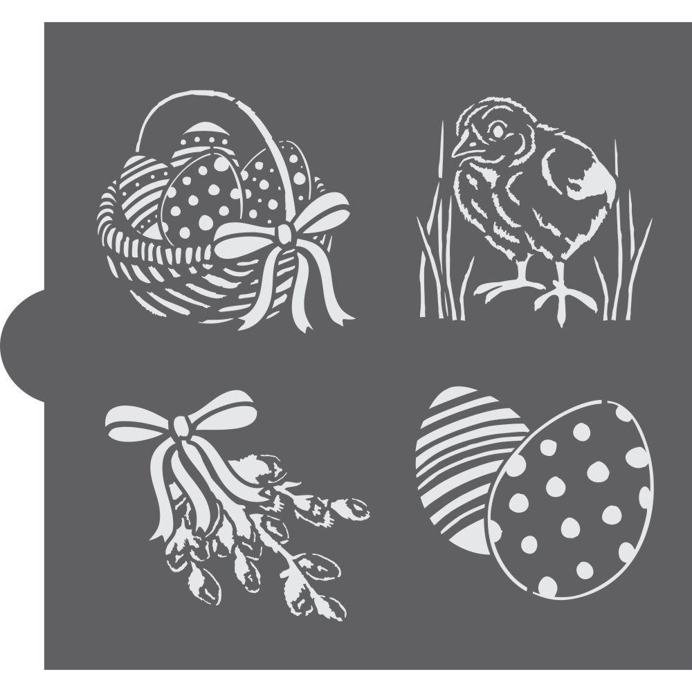 Easter Basic Accent Cookie Stencil