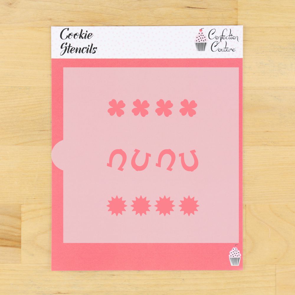 Shamrock Paint Your Own Cookie Stencil Palette