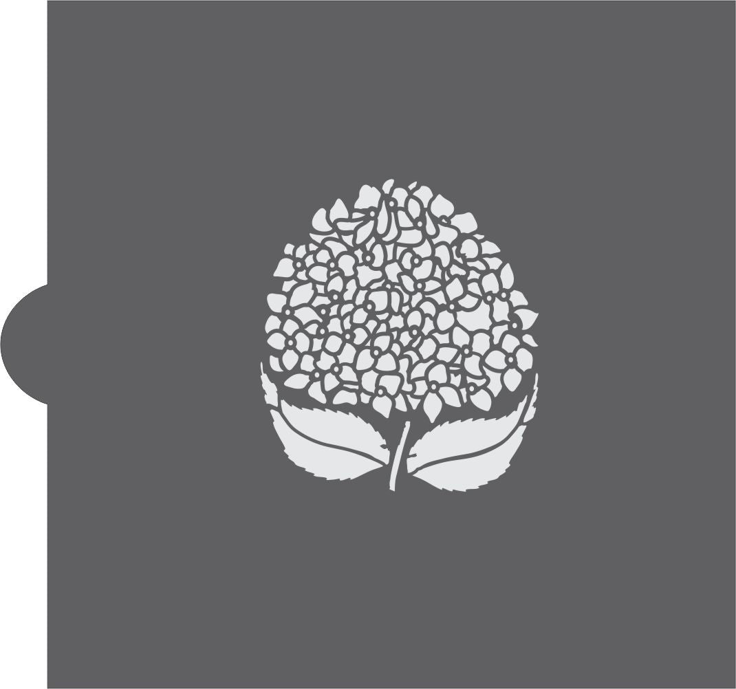 French Hydrangea Cookie Stencil