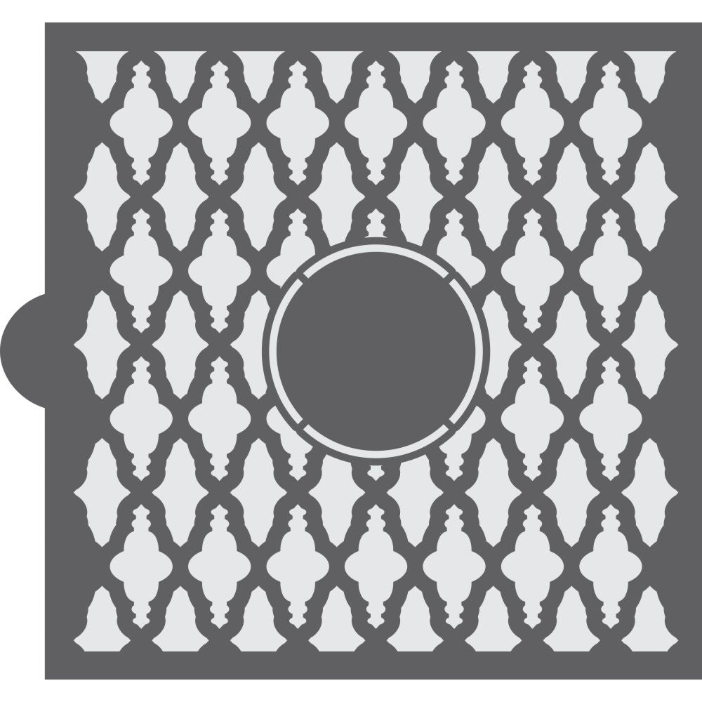Nador Monogram Background Cookie Stencil