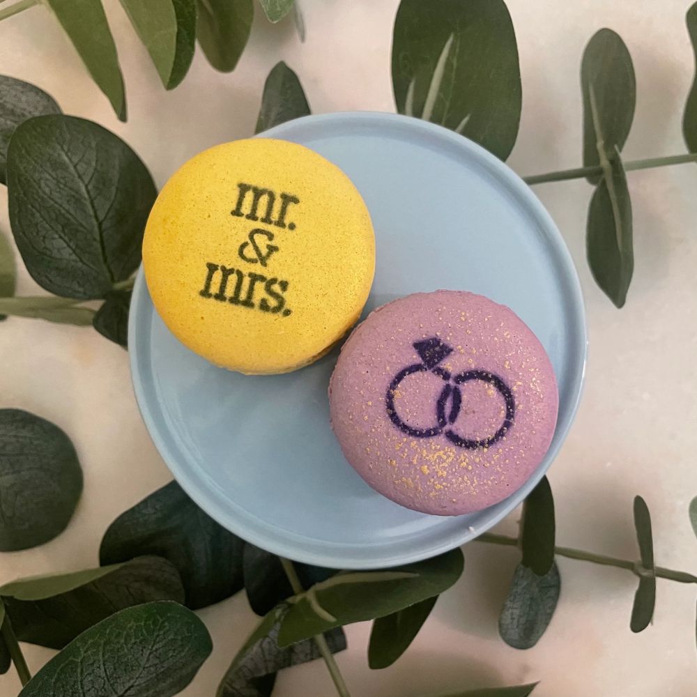 Wedding Round Cookie Stencil 3 Pc Set - Caley's Macarons