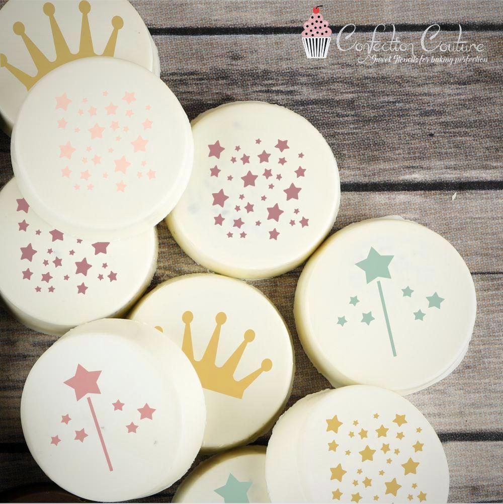 Princess Round Cookie Stencil 3 Pc Set