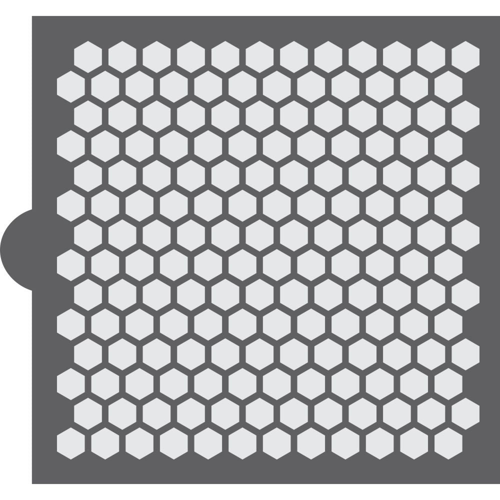 Honeycomb Background Cookie Stencil