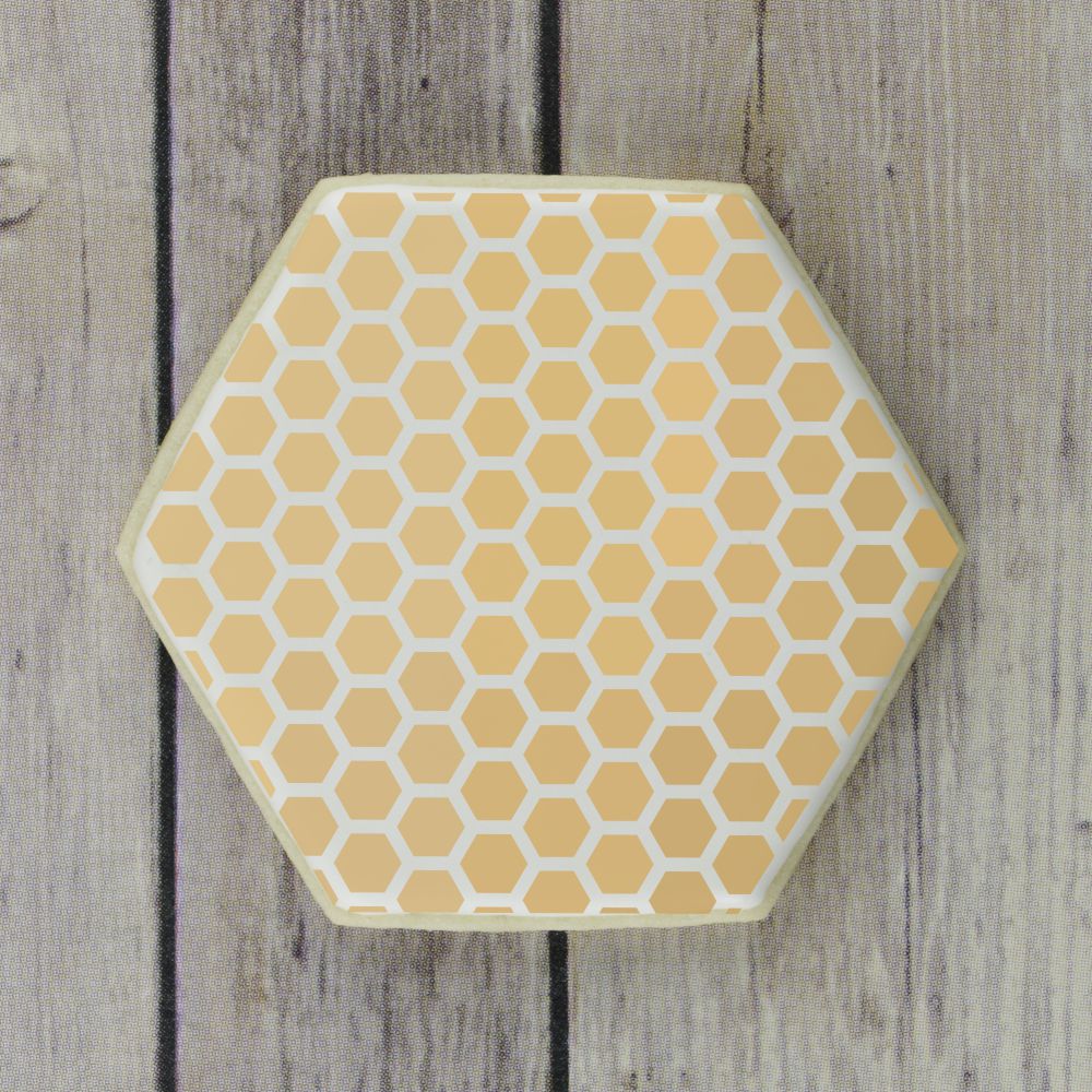 Honeycomb Background Cookie Stencil