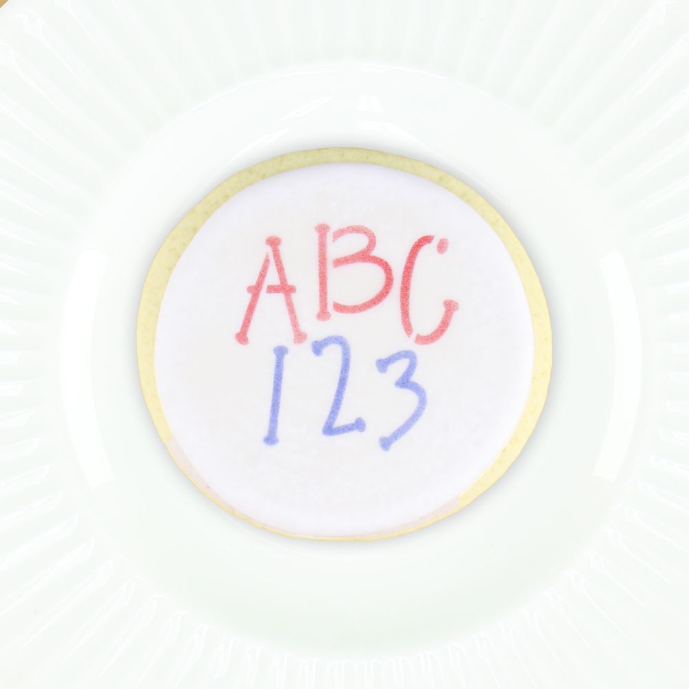 Back to School Accent Cookie Stencil