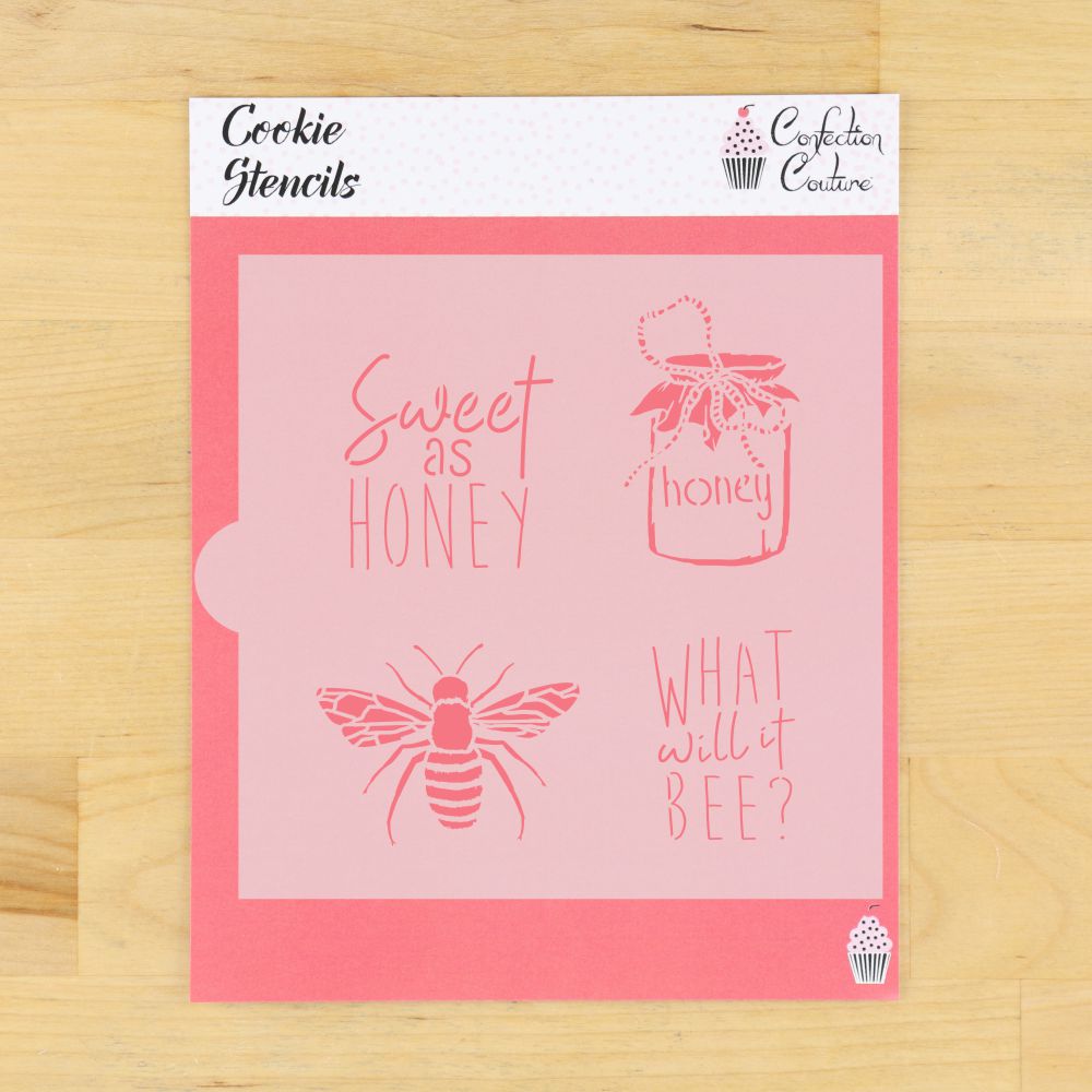 Vintage Honey Bee  Cookie Stencil
