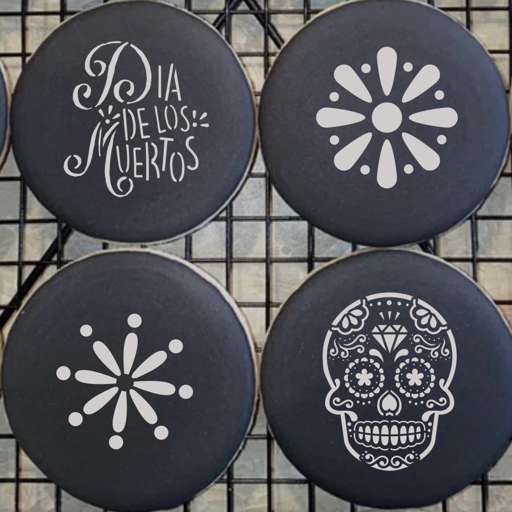 Sugar Skull decorated Cookie