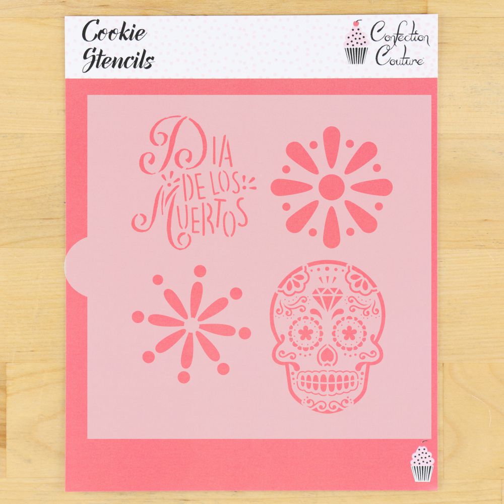 DAY OF THE DEAD COOKIE STENCIL