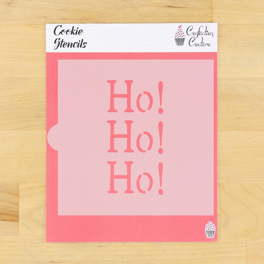 Ho Ho Ho Accent Cookie Stencil