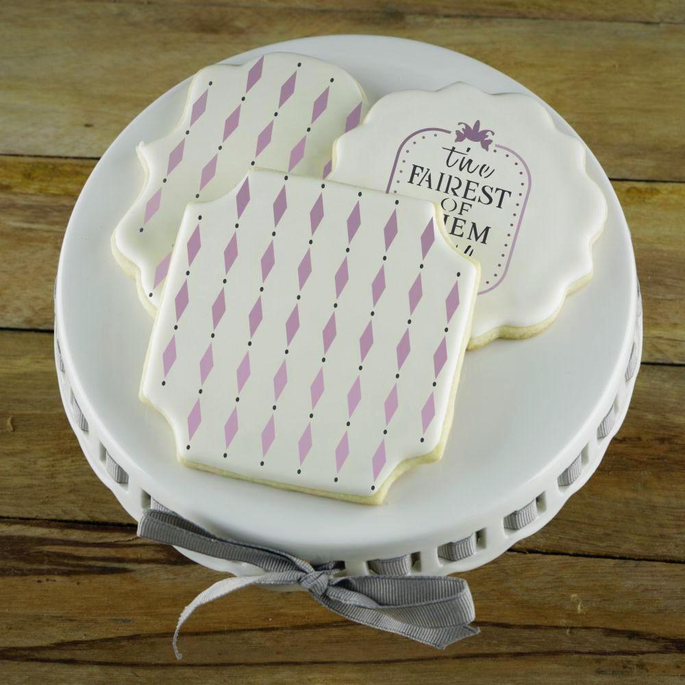 Jester Harlequin Background Cookie Stencil