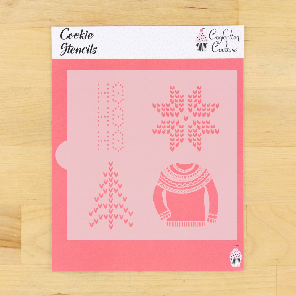 Scandinavian Sweater Cookie Stencil