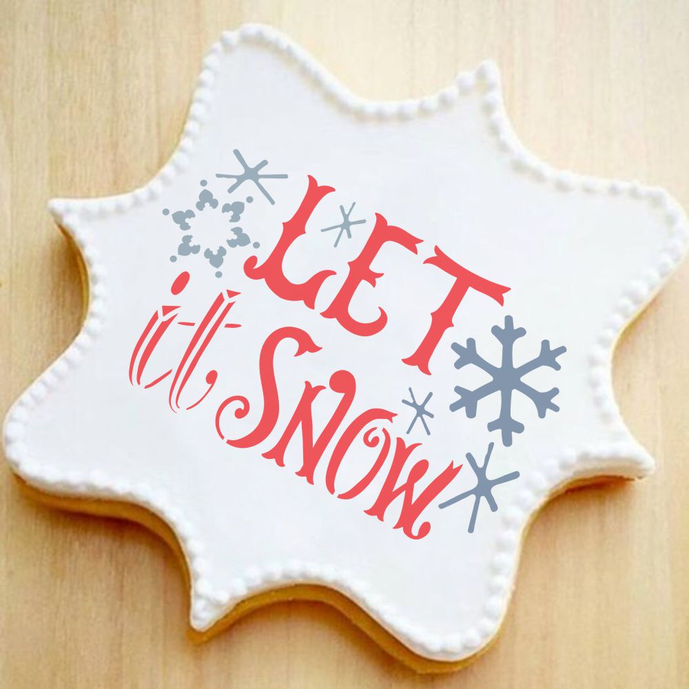 Baby It's Cold Outside Decorated Cookie