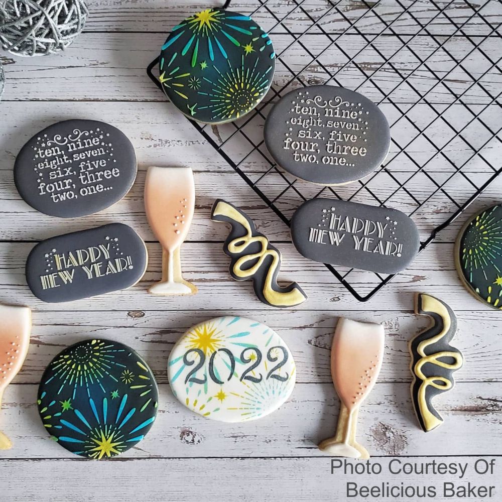 New Years  Cookies by Beelicious Baker