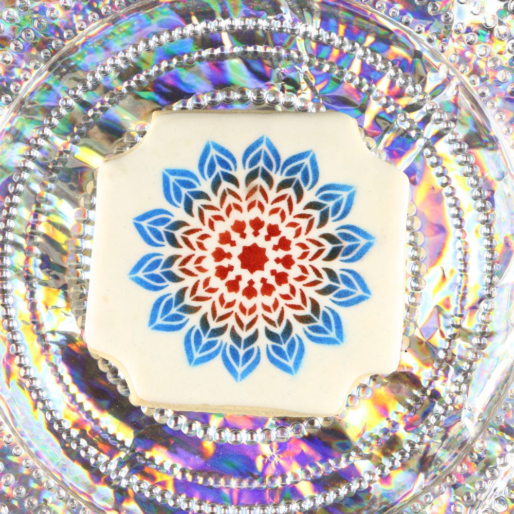 Boho Medallion Cookie Stencil