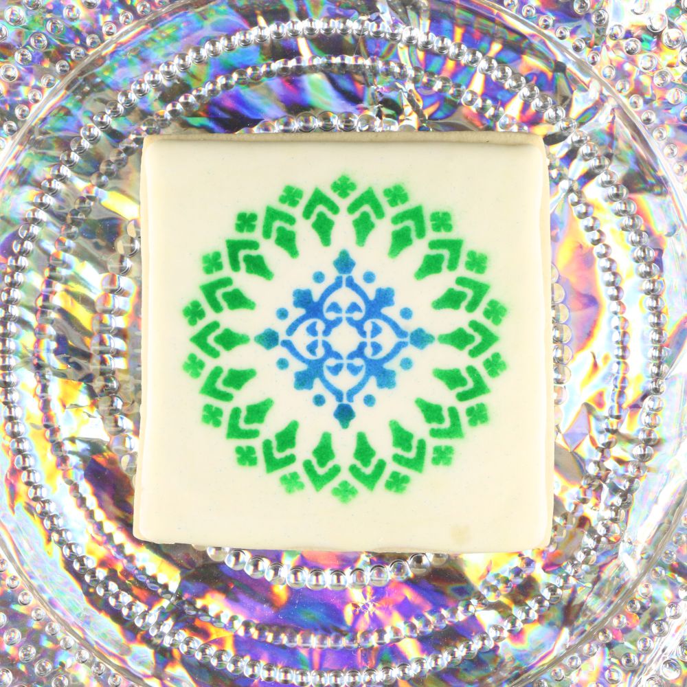 Boho Mandala Cookie Stencil