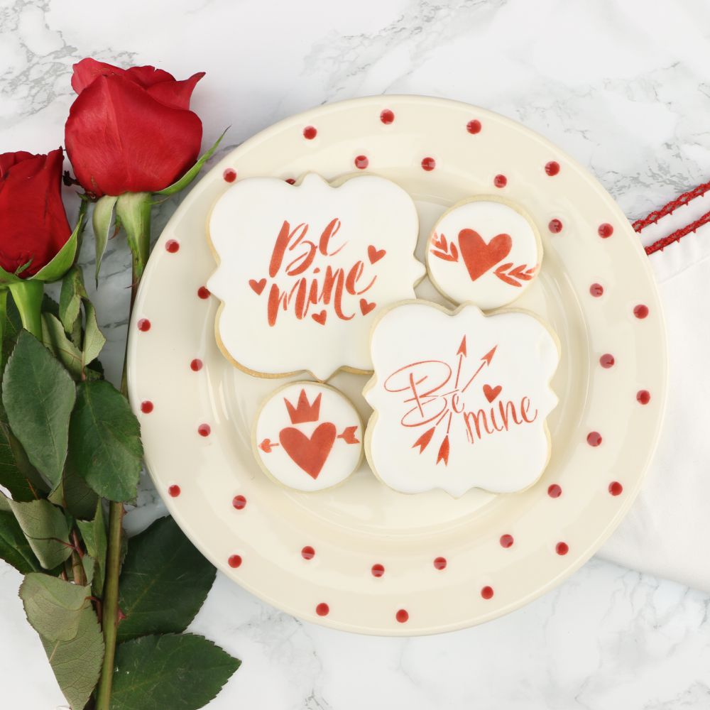Be Mine Cookie Stencil