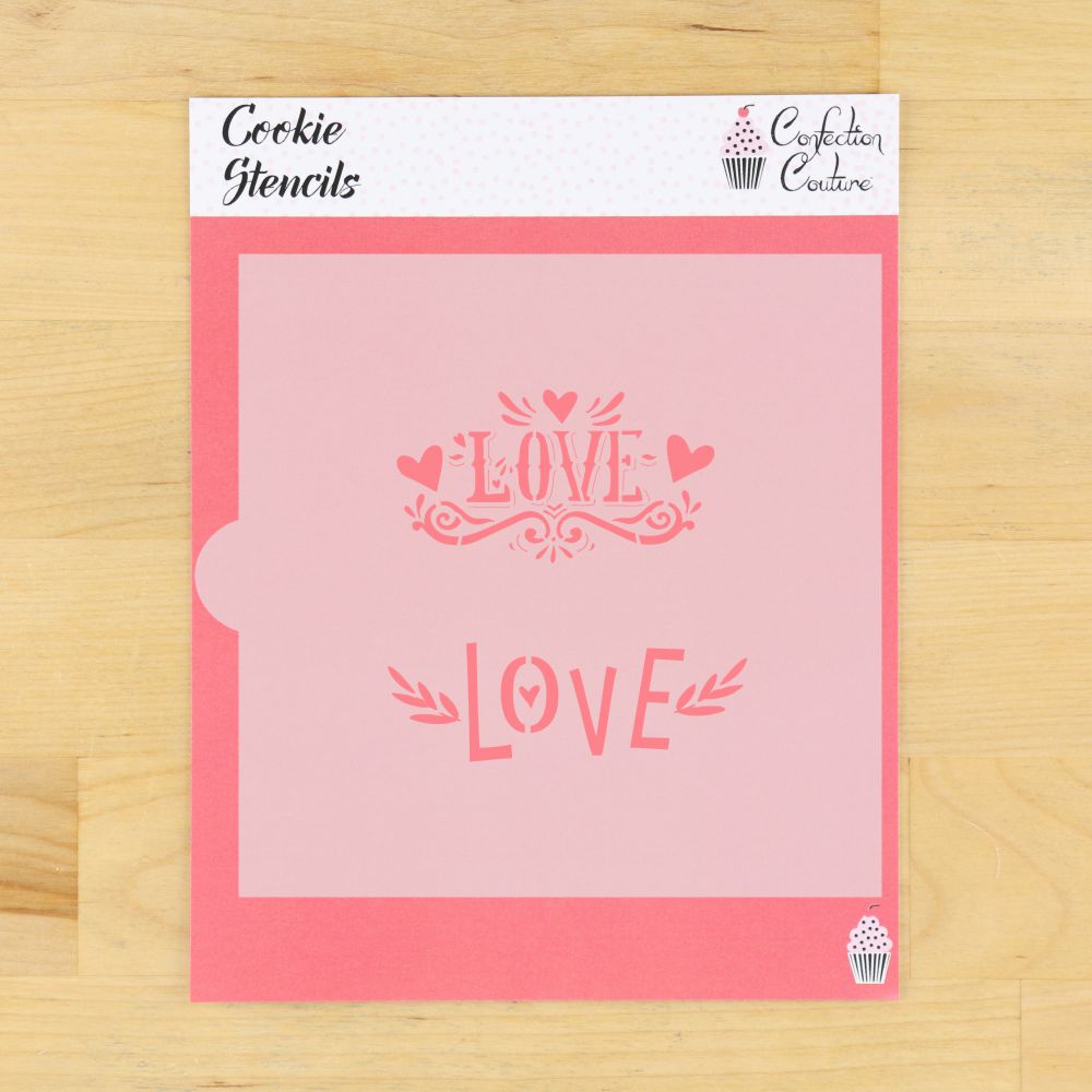 Love Mail Valentine's Day Stencil Kit for Cookies – Confection Couture  Stencils