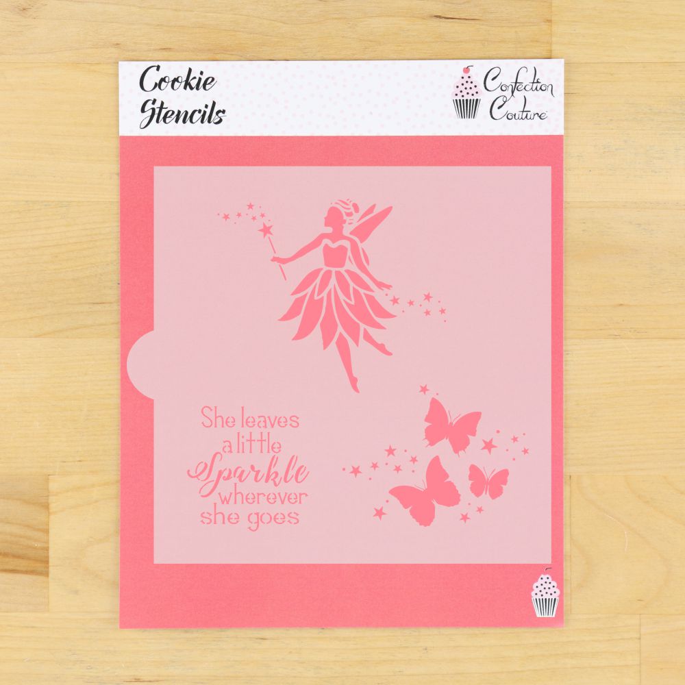 Fairy Dust Cookie Stencil for Birthdays