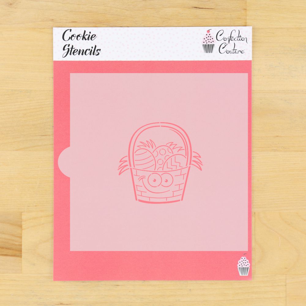 PYO Easter Basket Cookie Stencil