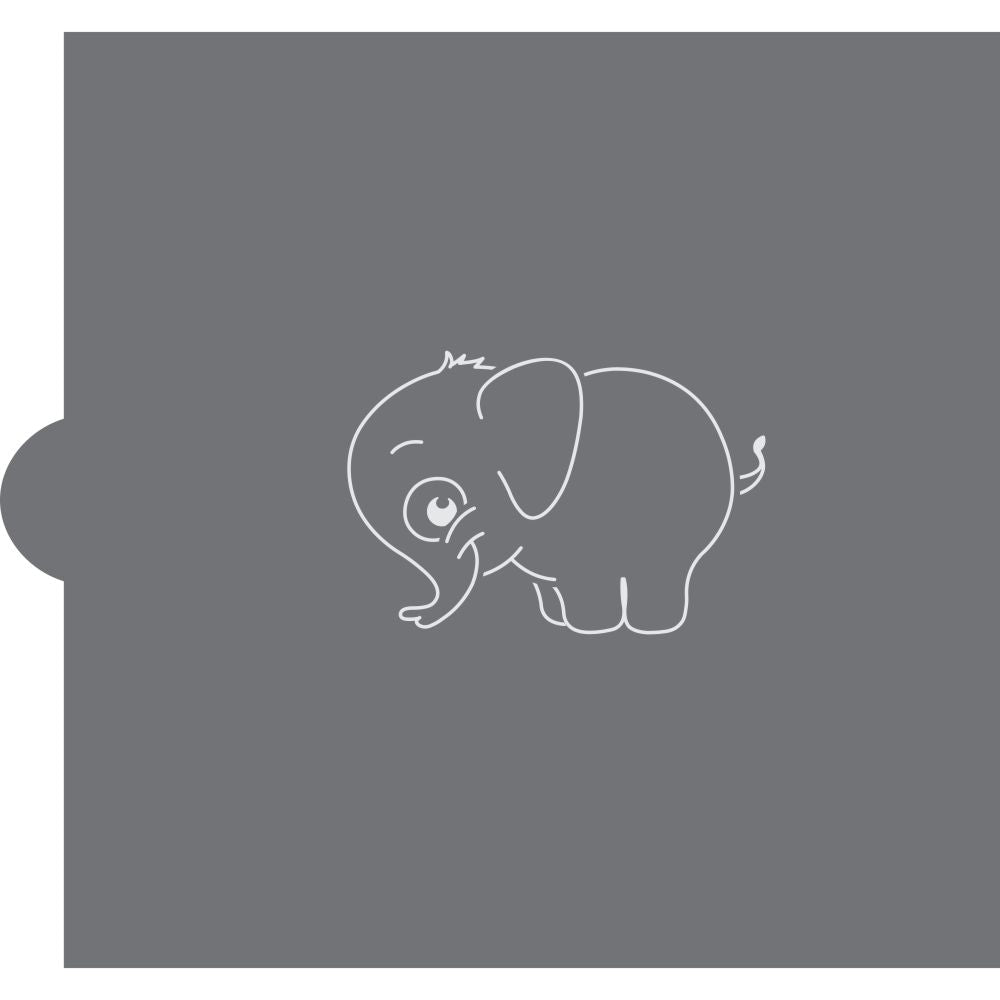 Elephant Paint Your Own Cookie Stencil