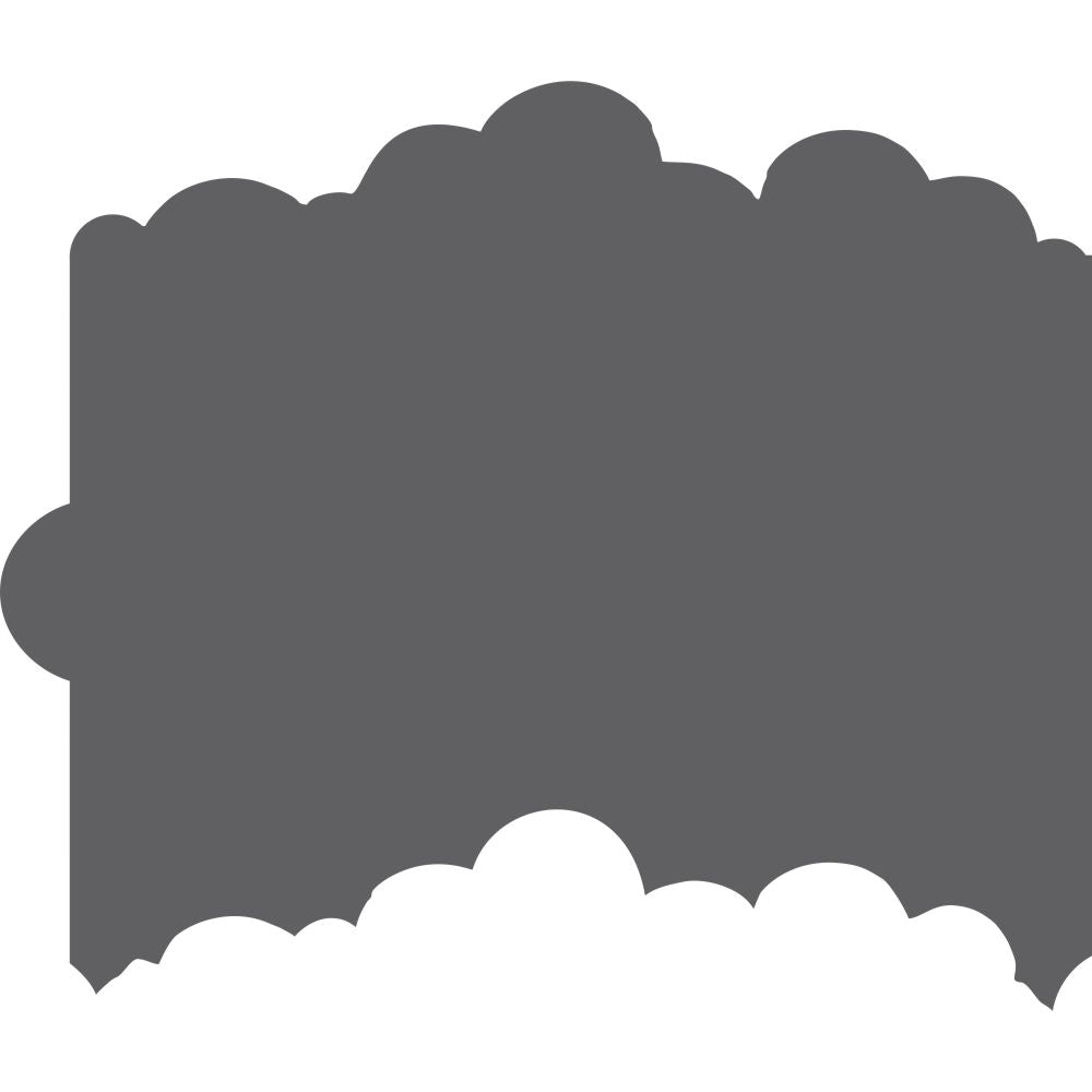 Clouds Cookie Stencil Edger