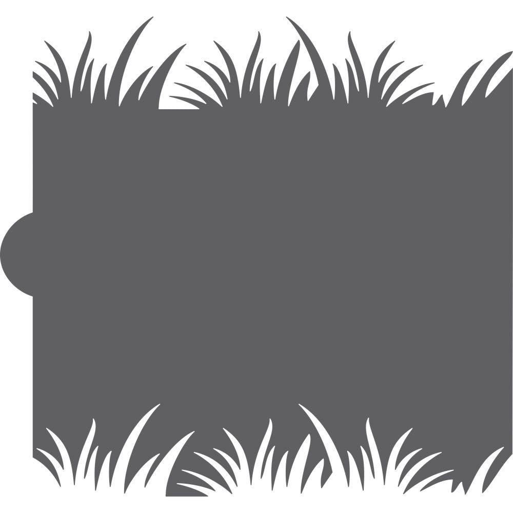 Grass Cookie Stencil Edger