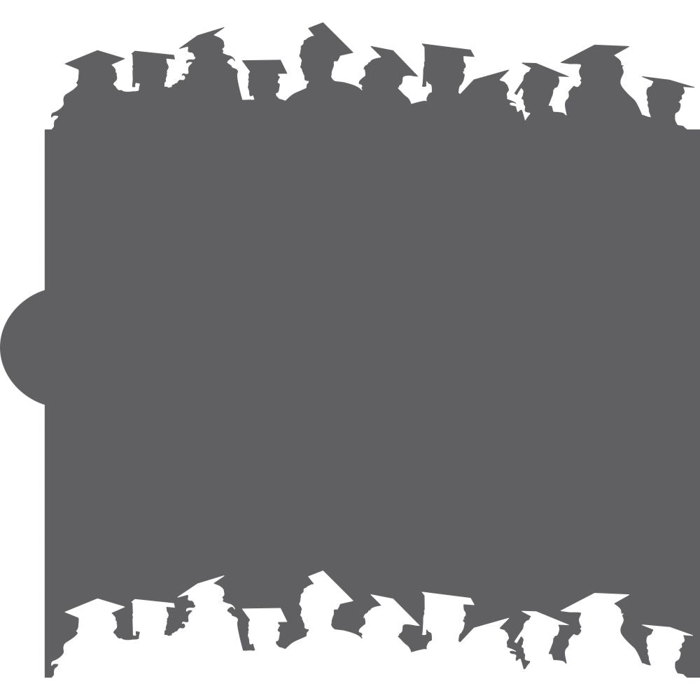 Graduates Cookie Stencil Edger