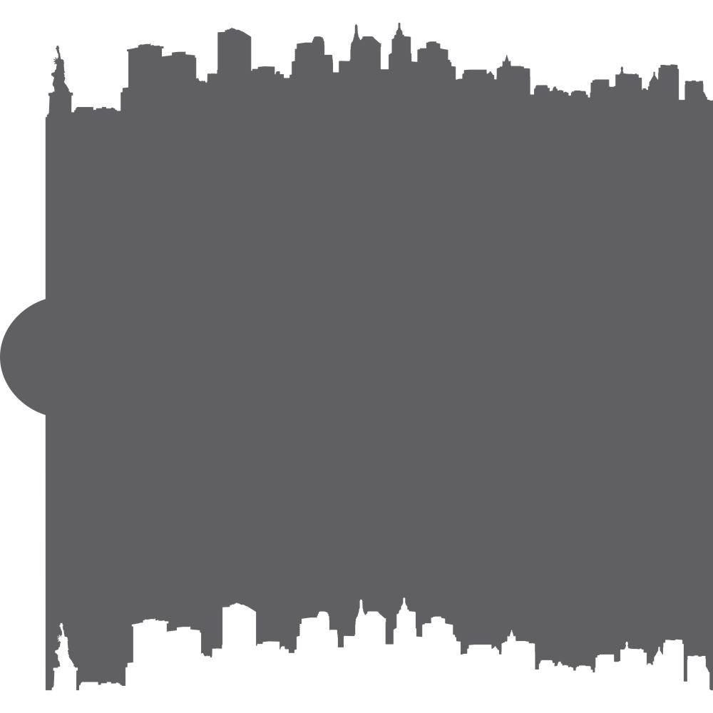 NYC Skyline Cookie Stencil Edger