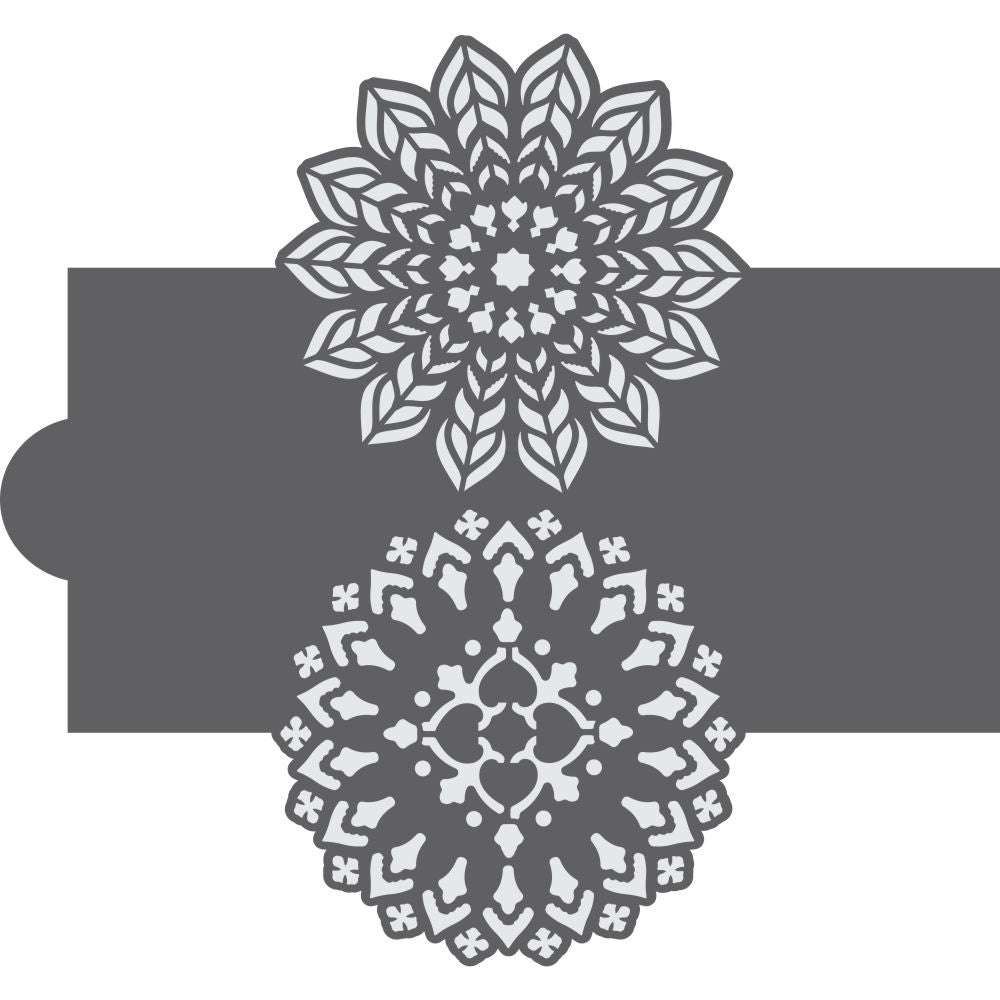 Mandala Cookie Stencil Edger