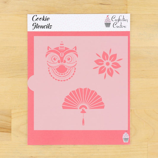 Chinese New Year Accents Cookie Stencil