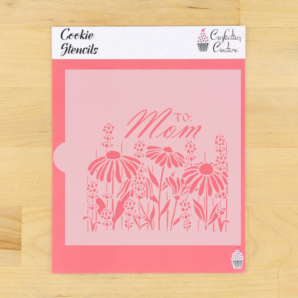 Echinacea and Spicata Cookie Stencil