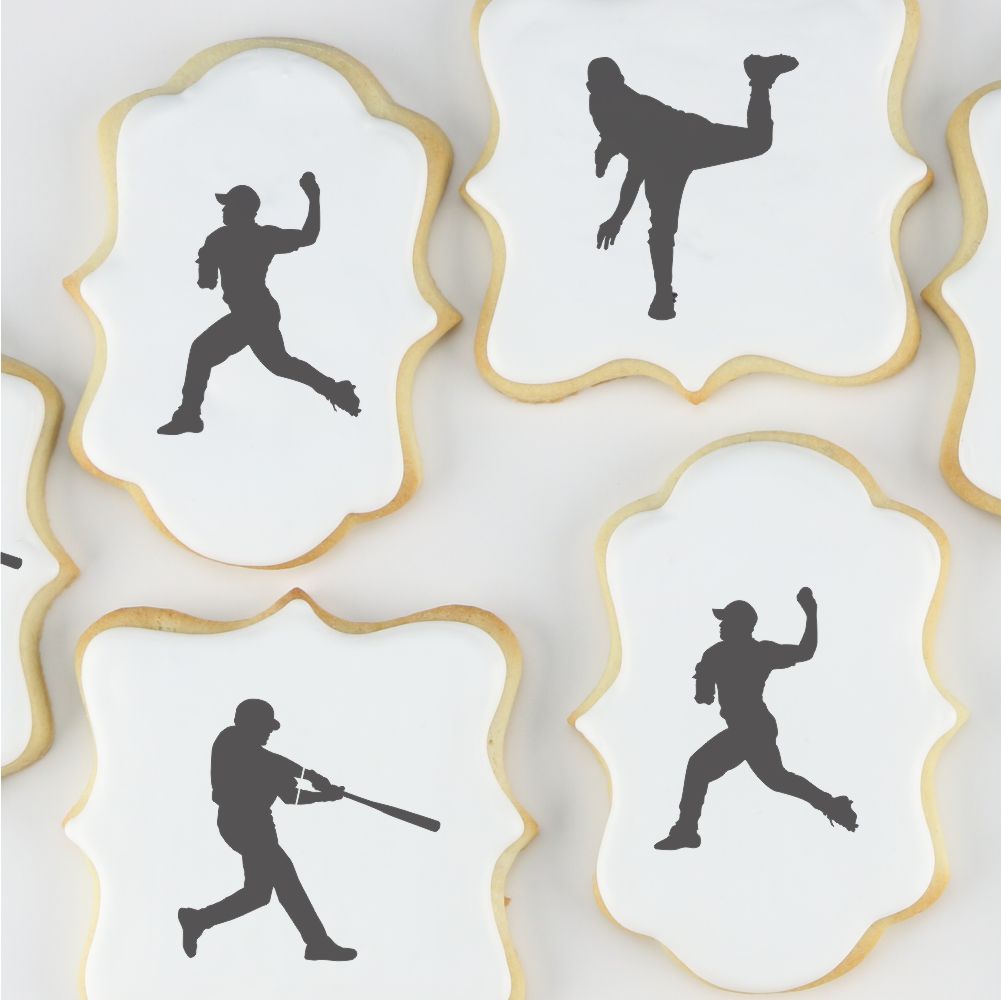 Baseball Player Stencils for Sign Shops