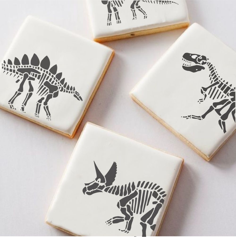 Dinosaur Cookies for Dinosaur Birthday Party