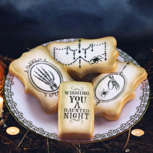 Halloween Skeleton Hand Cookie Stencil by Confection Couture